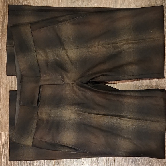❤️ ALVIN VALLEY PLAID VIRGIN WOOL TROUSERS / PANTS 0 (25)